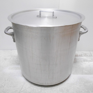 43ｃｍ　フィン底アルミ寸胴鍋　『使用感あり』【リサイクルショッ...