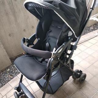 ベビーザらス限定　ベビーカー　ブラックドット