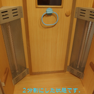 家庭用　遠赤外線サウナ「メディカルボックスＨＭ-88」木目模様タイプの画像