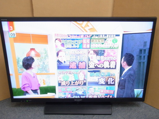 シャープ AQUOS 液晶テレビ 32型 LC-32H20 2015年製 リモコン付属