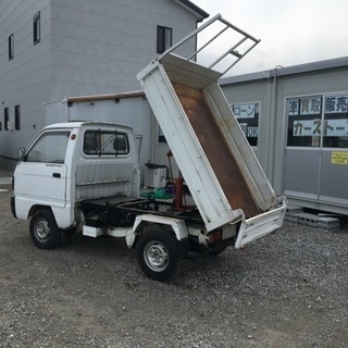 分割可能 スズキ キャリィ 深底ダンプ 2万キロ 車検なし　寒冷地仕様