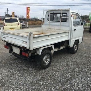 分割可能 スズキ キャリィ 深底ダンプ 2万キロ 車検なし　寒冷地仕様の画像