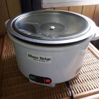 電気おかゆ鍋　ブランベージュ