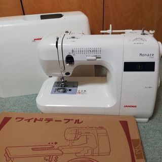 ジャノメミシン　モナーゼmonaze E4000　取説　ワイドテ...