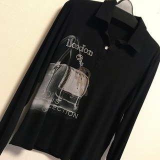 新品 長袖 ライトストーン ライトストーン デザイン シャツ