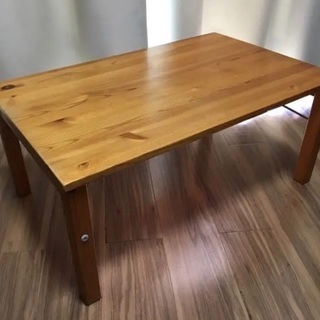 無印良品 パイン材 ローテーブル