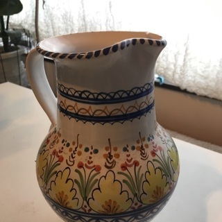 スペイン ハンドメイドの水差し