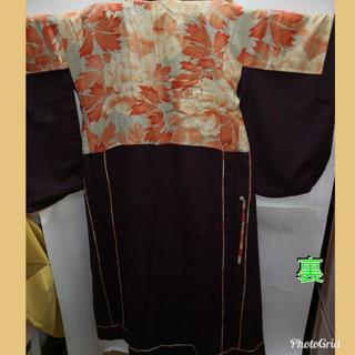 希少☆ヴィンテージ 中振コート 深い赤紫の画像