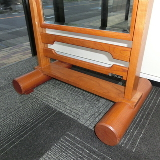 ★値下げ　！姿見み　大塚家具　ＯＴＳＵKA　　和風　面取り鏡　　の画像