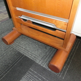 ★値下げ　！姿見み　大塚家具　ＯＴＳＵKA　　和風　面取り鏡　　の画像