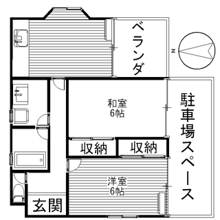 【ニュータウン柿の木坂  】設備新品に入れ替えました。使い勝手の良い２ＤＫ駐車場も３台可。 - 北群馬郡