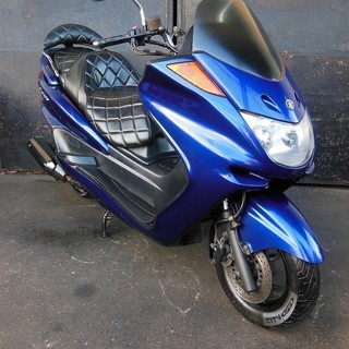 YAMAHA マジェスティ250Ｃ カスタム 希少カラーブルーバ...