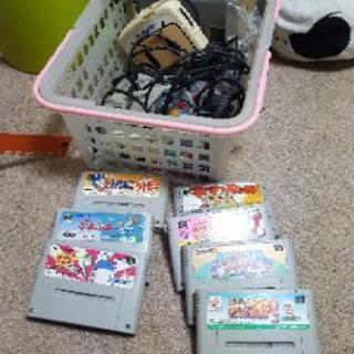 スーパーファミコンジャンク品+ソフト