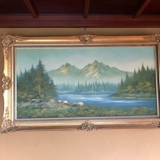 決定しました 油絵 142×81の画像