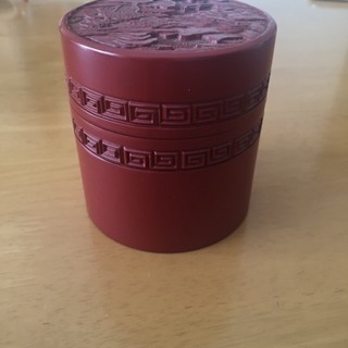 堆朱茶筒