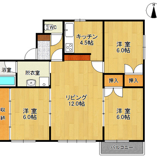 エスペラントⅡ　2階/3LDK　諸条件相談下さい！ - 帯広市