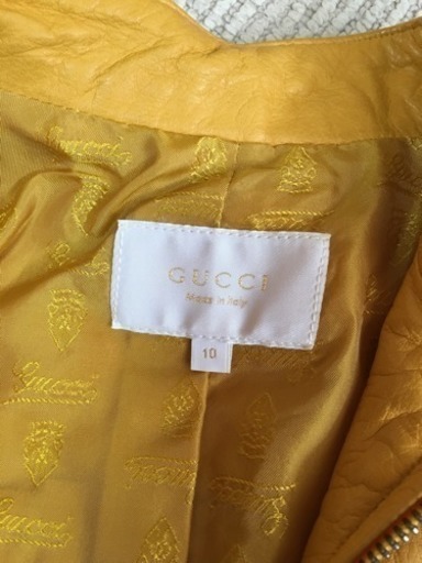 グッチレザージャケット GUCCI 未使用 試着のみ！