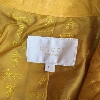 グッチレザージャケット GUCCI 未使用 試着のみ！の画像