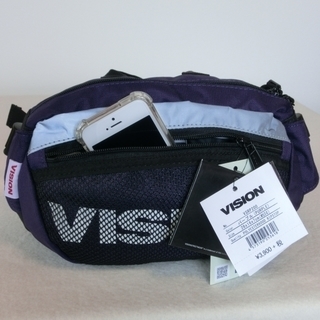 【新品】ビジョン　ボディバッグ・ウエストバッグ・ヒップバッグ　VSRP200　紫 7234PP　3,900円　VISION STREET WEAR　全国無料発送します。の画像