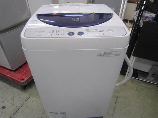シャープ　ES-45E8-KB 使用頻度少！洗濯機４．５キロ　２０１３年製