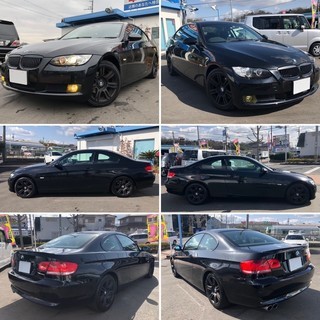 奈良☆ＢＭＷ３２０ｉ【クーペ】ハイラインＰＫＧ/黒本革シート/ス...