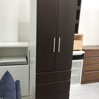 【美品】 大田区送料無料 洋服タンス ワードローブ 完成品