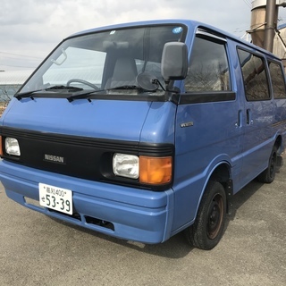 日産 バネットバン 青 ブルー 5速MT ガソリン 平床 フラット  6人乗り H8年 1780cc  75000km GA-SS88VN の画像