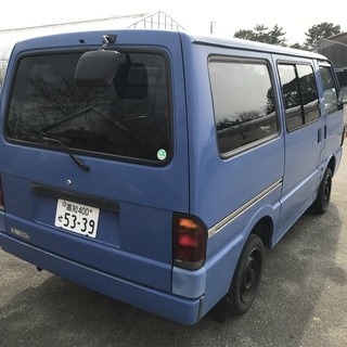 日産 バネットバン 青 ブルー 5速MT ガソリン 平床 フラット  6人乗り H8年 1780cc  75000km GA-SS88VN の画像