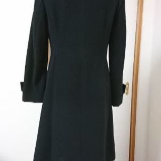 美品 黒 高級ウールコート サイズ9の画像