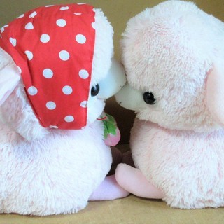 ☆かわいいアルパカのぬいぐるみ3匹セット 大きめサイズ◆見ているだけで癒されるの画像