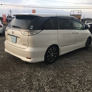 分割可能 極上50エスティマ後期仕様 車検32年2月 両側電動スライドドア スマートキー 7人乗りの画像