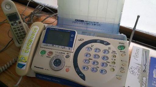 ファックス付き電話 子機1台あり Panasonic