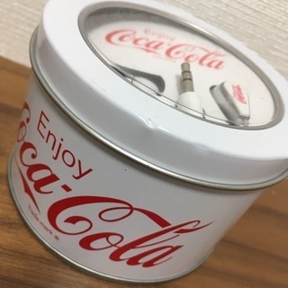 【新品未使用】コカコーラ イヤホン 白の画像
