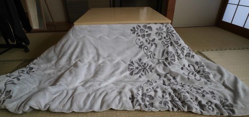 山善★家具調こたつテーブル★ニトリこたつ布団付★値下げしました