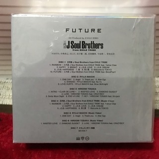 FUTURE 3CD＋4DVD（欠品あり）の画像