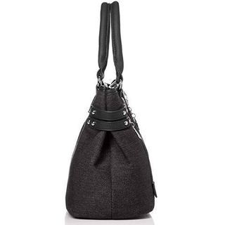 アウトレット SAVOY [サボイ]ハンドバッグ デニム地 SM180101 ブラックの画像