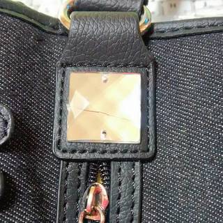 アウトレット SAVOY [サボイ]ハンドバッグ デニム地 SM180101 ブラックの画像