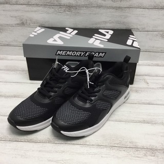 【お取引中】FILA  フィラ スニーカー  レディース ブラック 24cmの画像