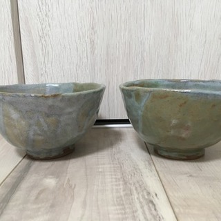 信楽の抹茶茶碗2個セット