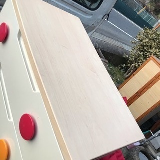 ウッドトップチェスト 4段の画像