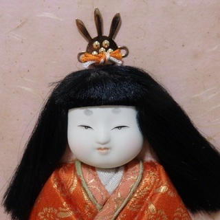 額入りひな人形　　の画像