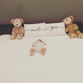 セミダブルのベッド２つの画像