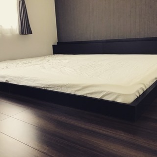 セミダブルのベッド２つの画像