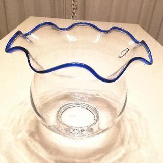 【売約済】おしゃれなガラスの金魚鉢 の画像