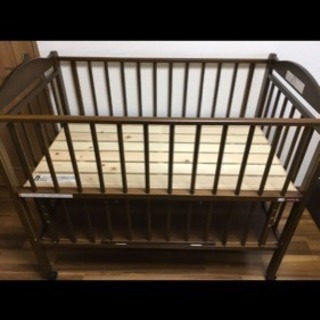 ベビーベッド EASEすのこハイベッド SAWA BABY