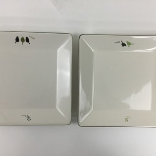 未使用品 ミスタードーナツ スクエアプレート 2枚セット