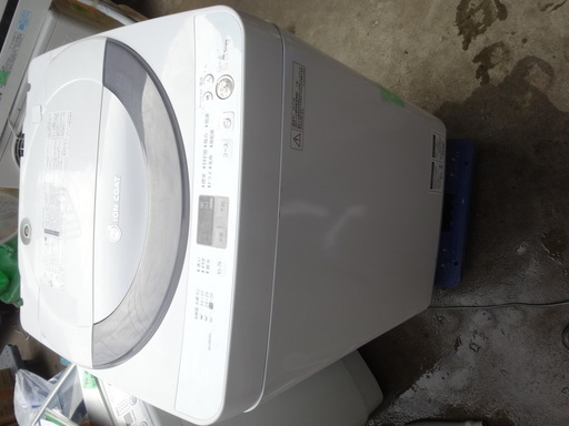 西７７３　シャープ　全自動　洗濯機　５．５KG　ES-GE55N-S