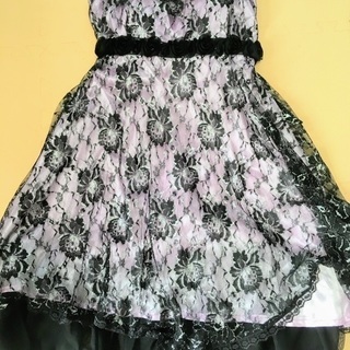 【値下げしました】淡いピンクのドレス