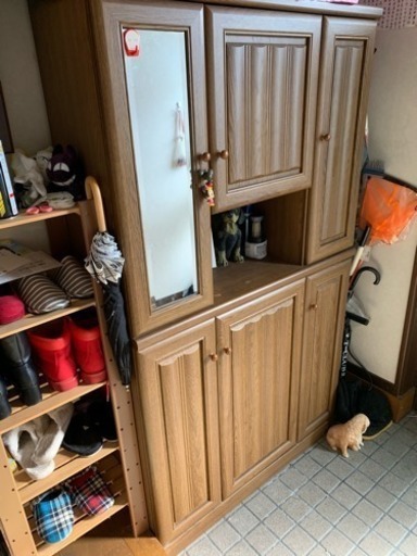 下駄箱。取りに来れる方