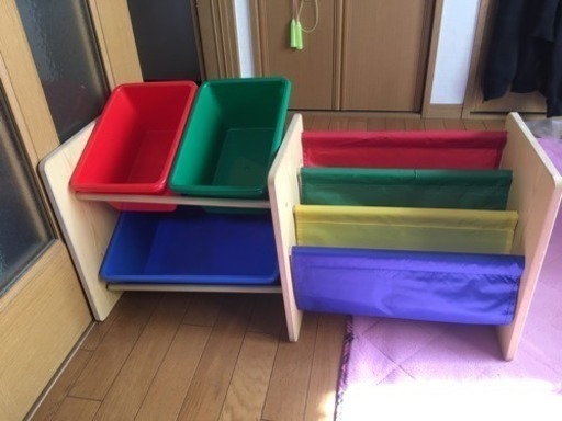 おもちゃ箱本ラック